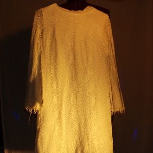 Vintage white floral dress